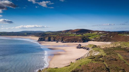 A beach at Gower Peninsula