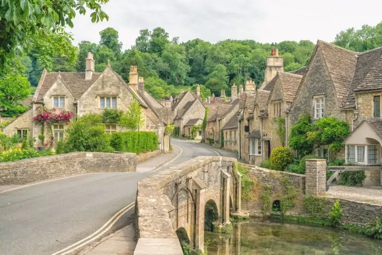 Village of Castle Combe in the Cotswolds